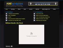 Tablet Screenshot of kmeministries.com